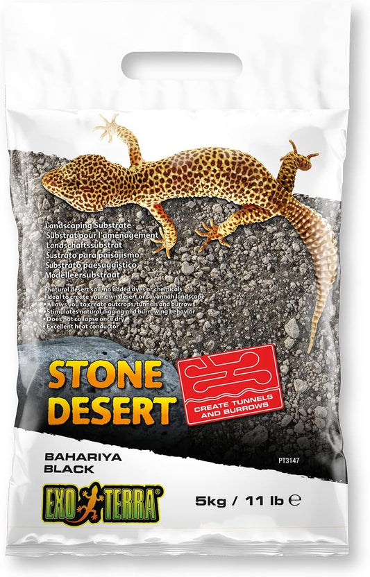 Exo Terra Stone Desert Bahariya Black Substrate 5kg