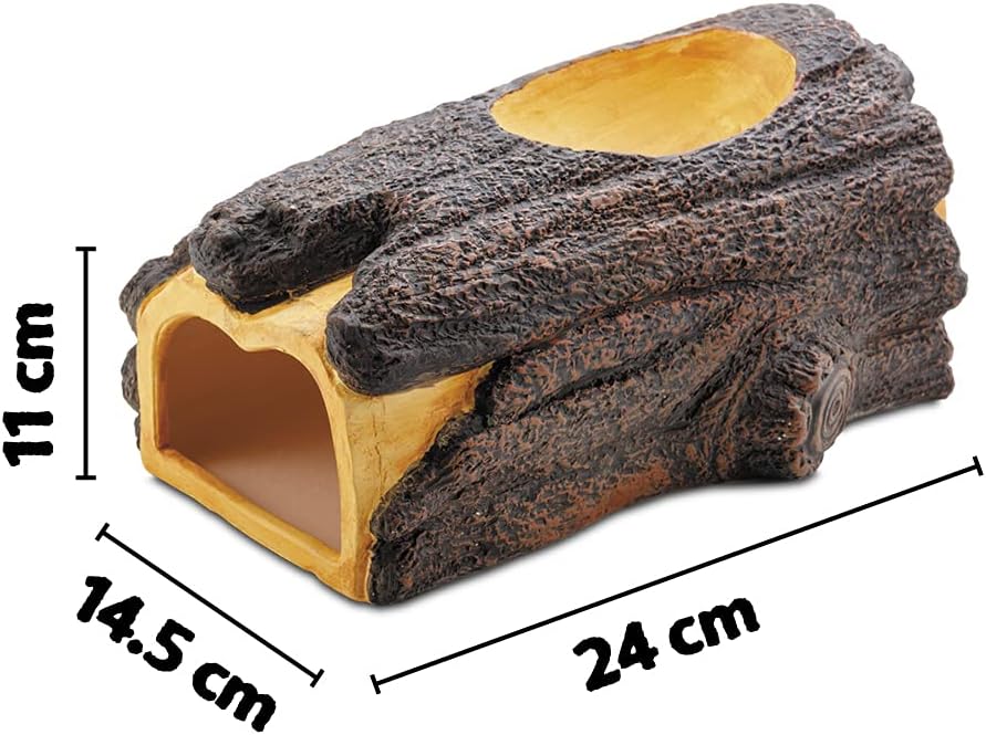 Exo Terra Wet Log Large Ceramic Reptile Vivarium Decoration