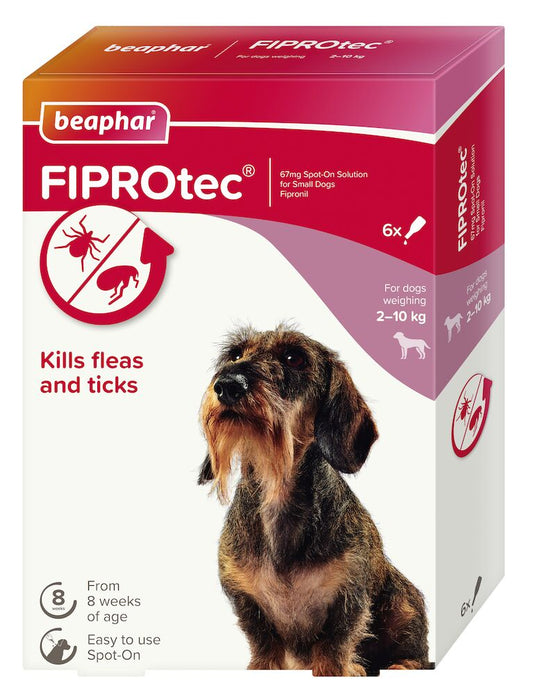 Beaphar Fiprotec Small Dog 2-10Kg 6 Treatment