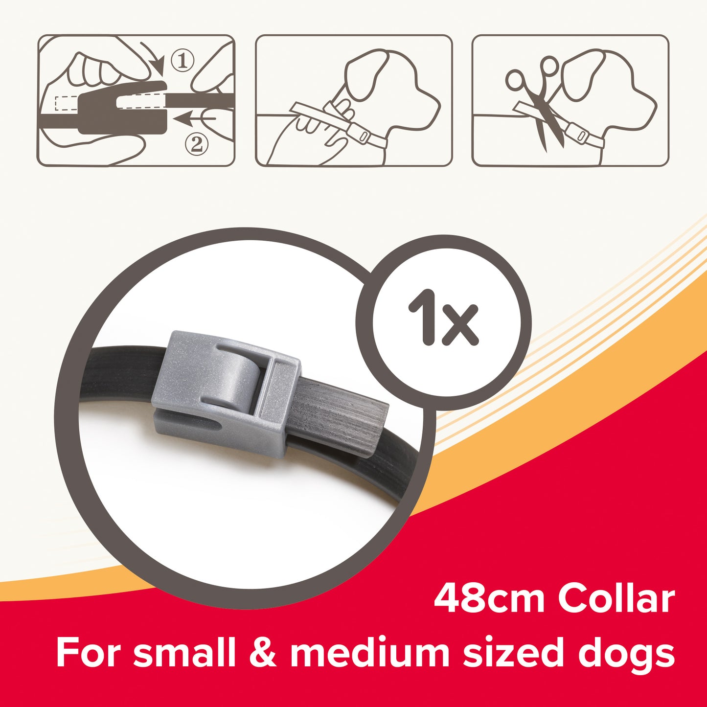 Beaphar Canishield Small Medium Dog Collar 48cm