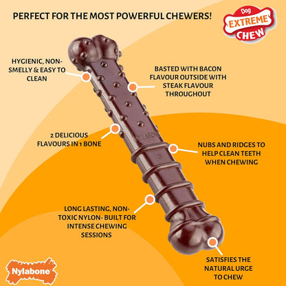 Nylabone Extreme Basted Bone Large