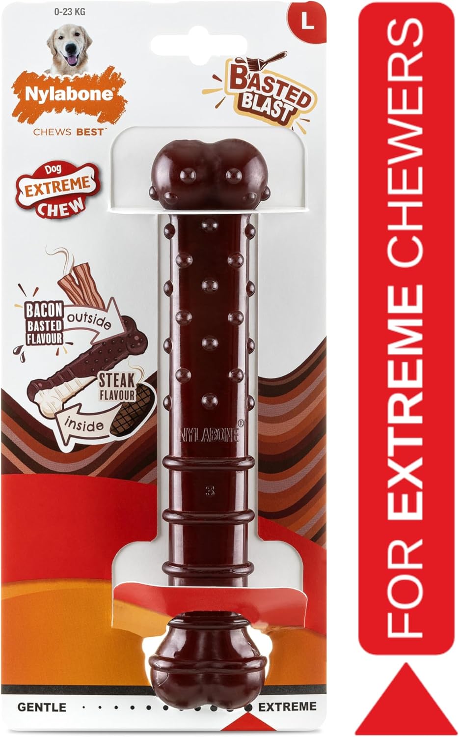 Nylabone Extreme Basted Bone Large