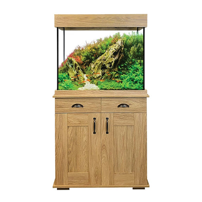 Fluval Shaker Fish Aquarium & Cabinet Set 168L Hampshire Oak