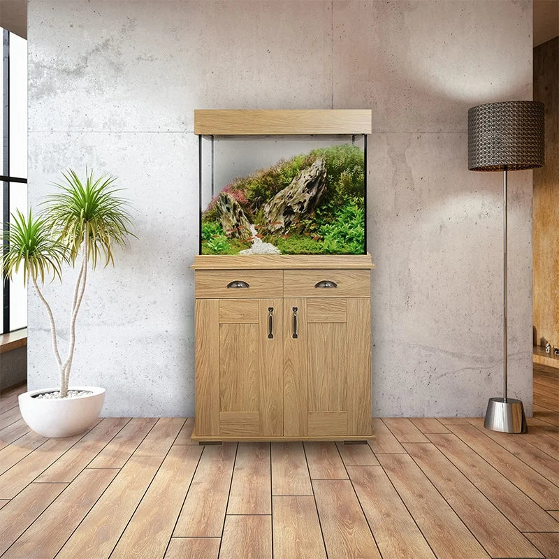 Fluval Shaker Fish Aquarium & Cabinet Set 168L Slate Grey
