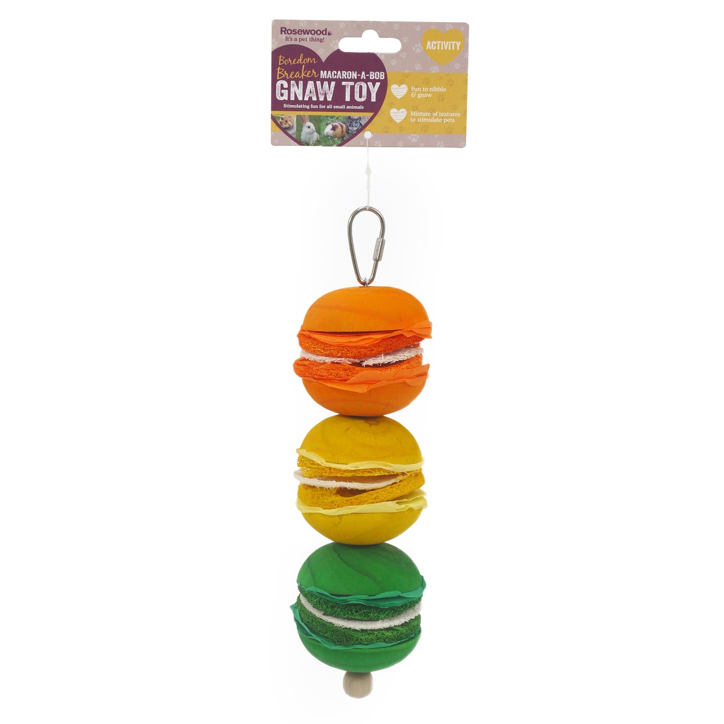 Rosewood Macaron A Bob Gnaw Toy