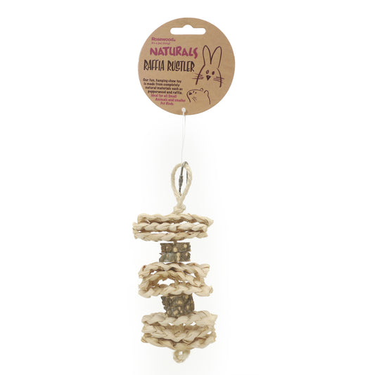 Rosewood Naturals Raffia Rustler Chew Toy