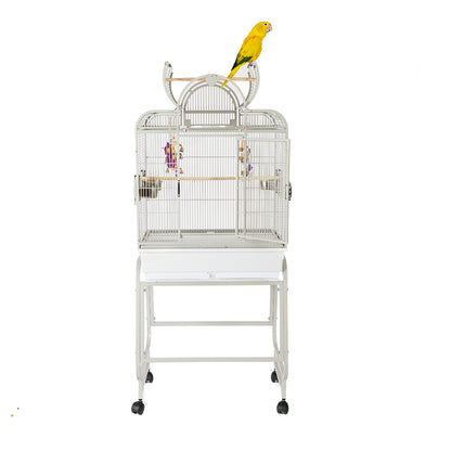 Rainforest Mini Santa Fe Medium Bird Cage Stone White (2 Boxes)