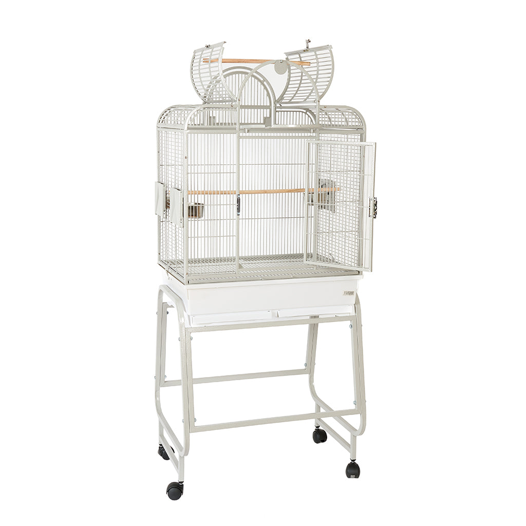 Rainforest Mini Santa Fe Medium Bird Cage Stone White (2 Boxes)