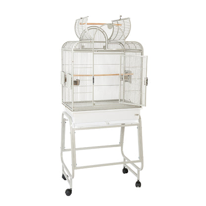 Rainforest Mini Santa Fe Medium Bird Cage Stone White (2 Boxes)