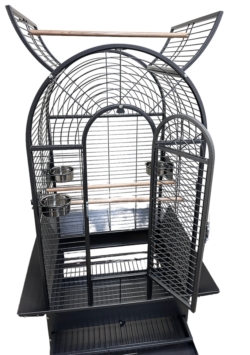 Wundapets Canterbury Parrot Cage Antique Black