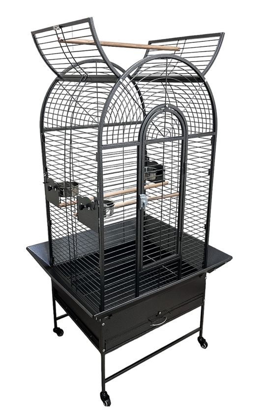 Wundapets Canterbury Parrot Cage Antique Black