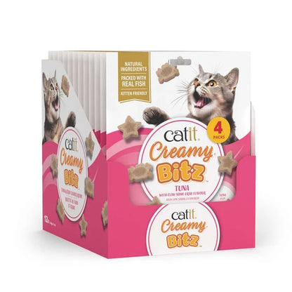 Catit Creamy Blitz Tuna & Crab Cat Treats 4pk
