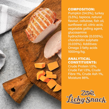 Zoe Licky Snack Pumpkin & Turkey 85g