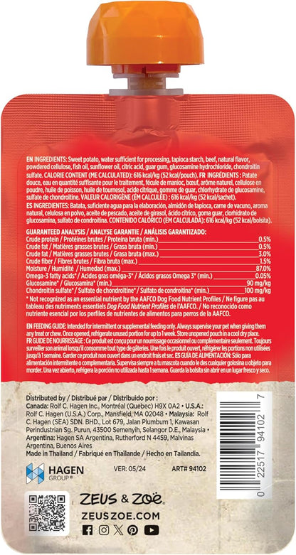 Zoe Licky Snack Sweet Potato & Beef 85g