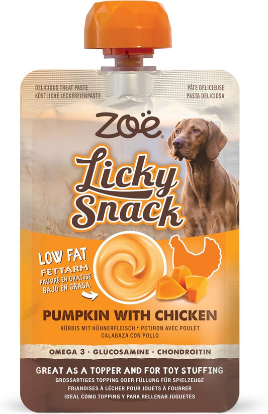 Zoe Licky Snack Pumpkin With Chicken 85g