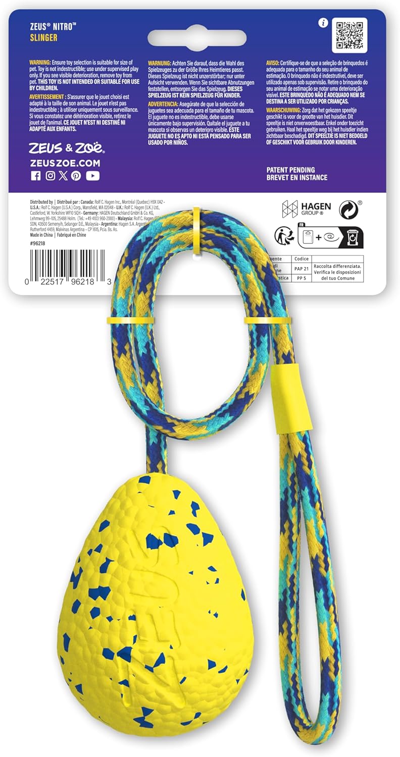 Zeus Nitro Weighted Slinger With Rope 9.2cm