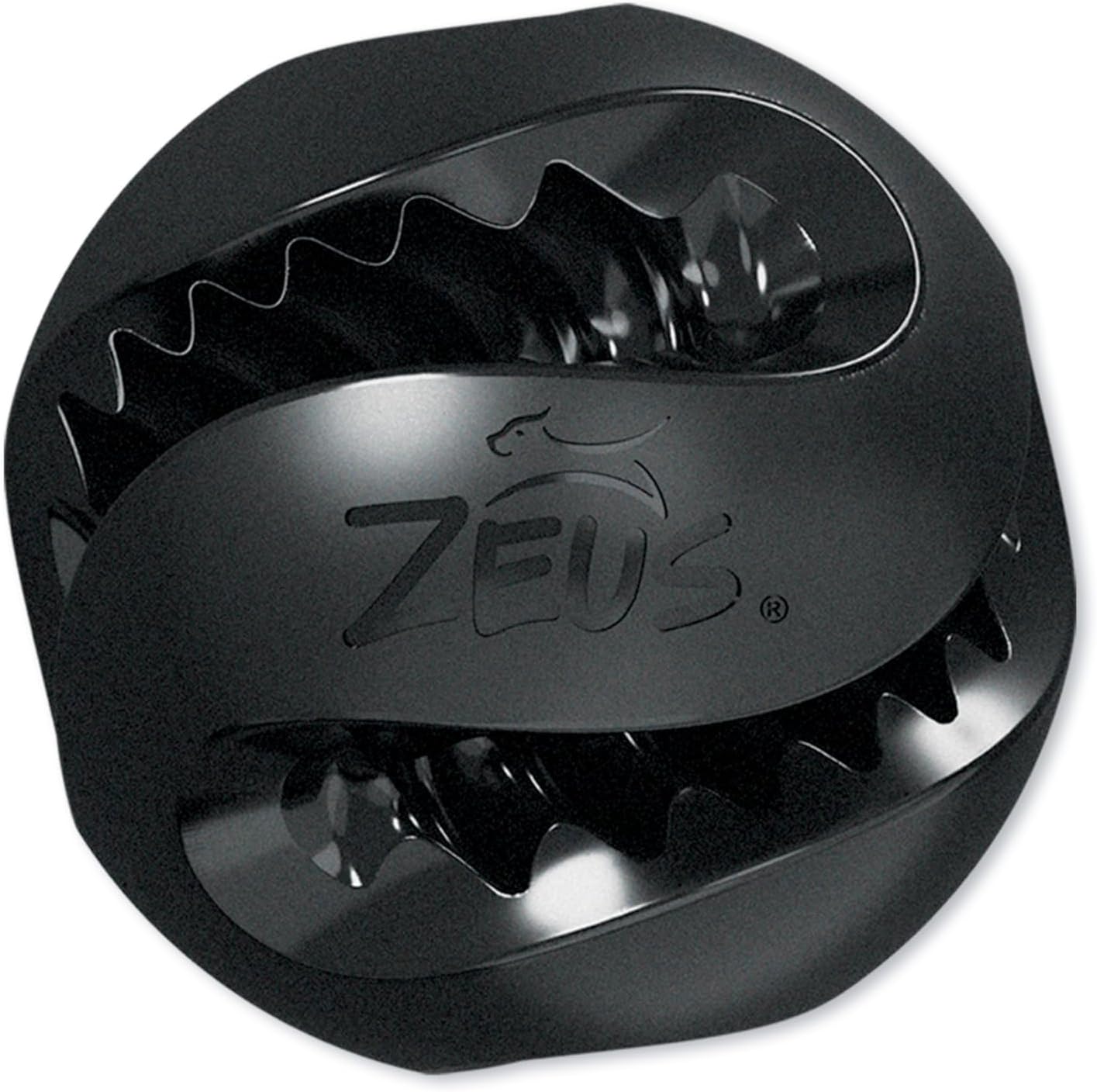 Zeus Chew Chasers Treat Ball Black 7.5cm