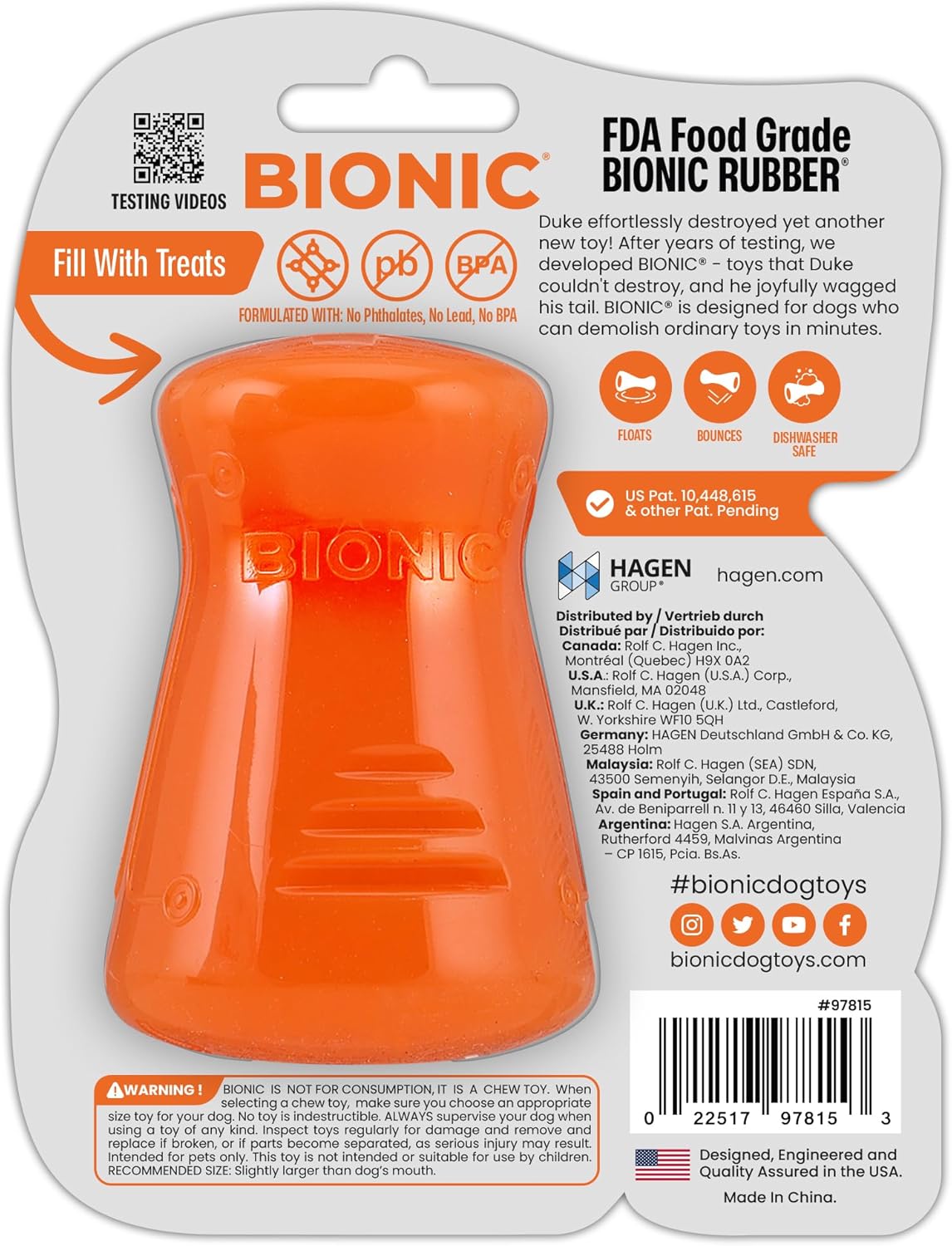 Bionic Treat Shaker Medium 8.7cm
