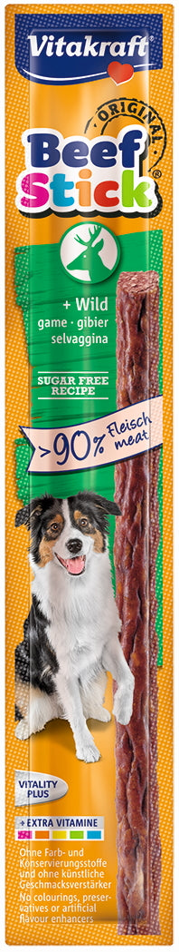 Vitakraft Mixed Variety Dog Beef Sticks Soft Meaty Treats 5 Flavours, Case Of 50