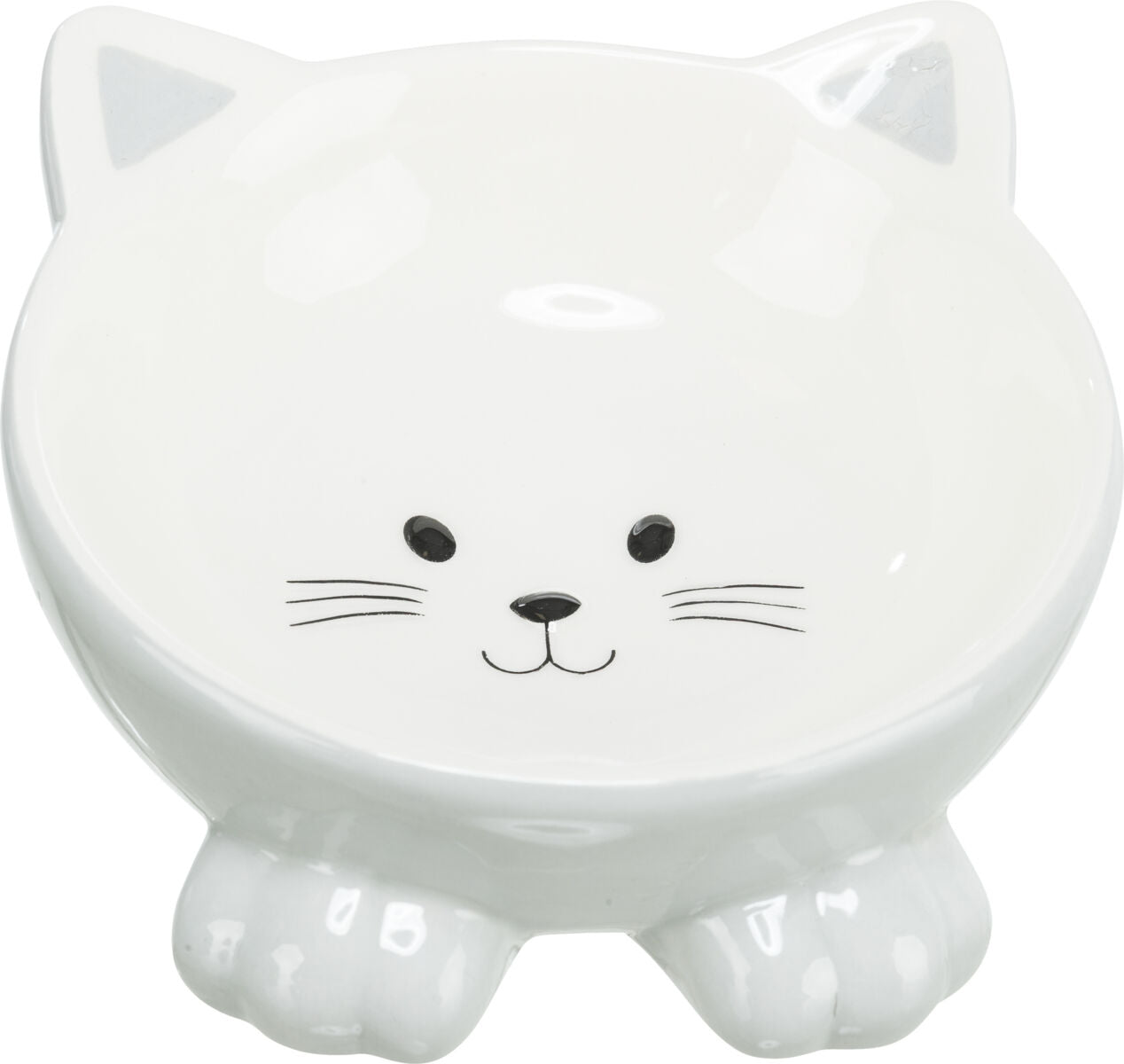 Trixie Elevated Ceramic Cat Bowl 150ml 14cm Assorted Colours
