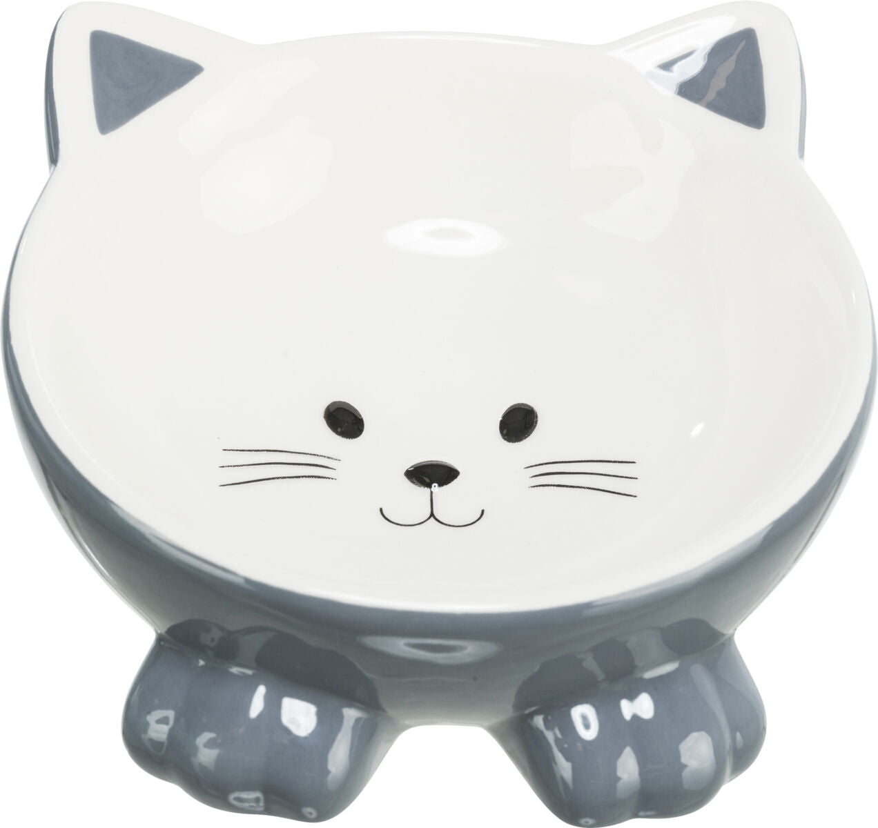 Trixie Elevated Ceramic Cat Bowl 150ml 14cm Assorted Colours