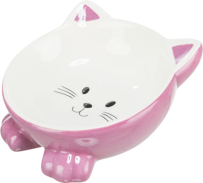 Trixie Elevated Ceramic Cat Bowl 150ml 14cm Assorted Colours