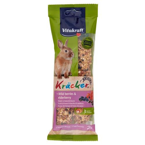 Vitakraft Kracker Rabbit Sticks Wild Berries & Elderberry 2pcs