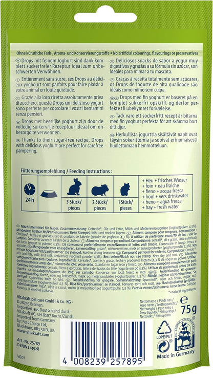 Vitakraft Yoghurt Small Animal Drops 75g