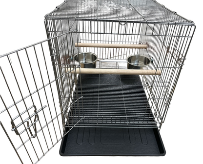 Wundapets Parrot Carrier 30" Antique Black