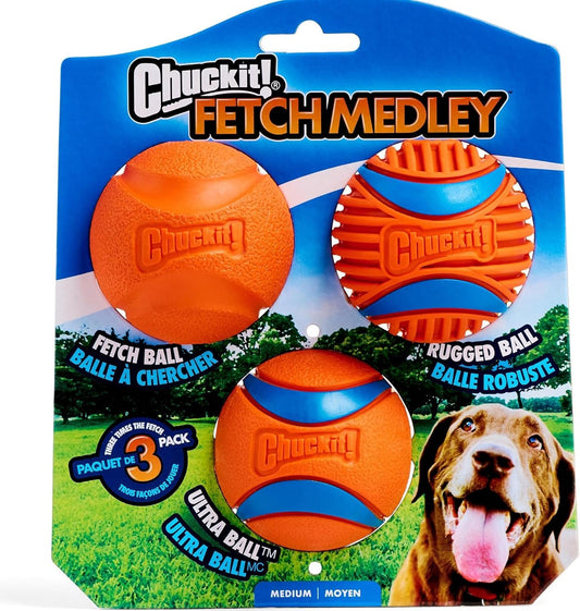 Chuckit! Fetch Medley Gen 3 Medium 3 Pack