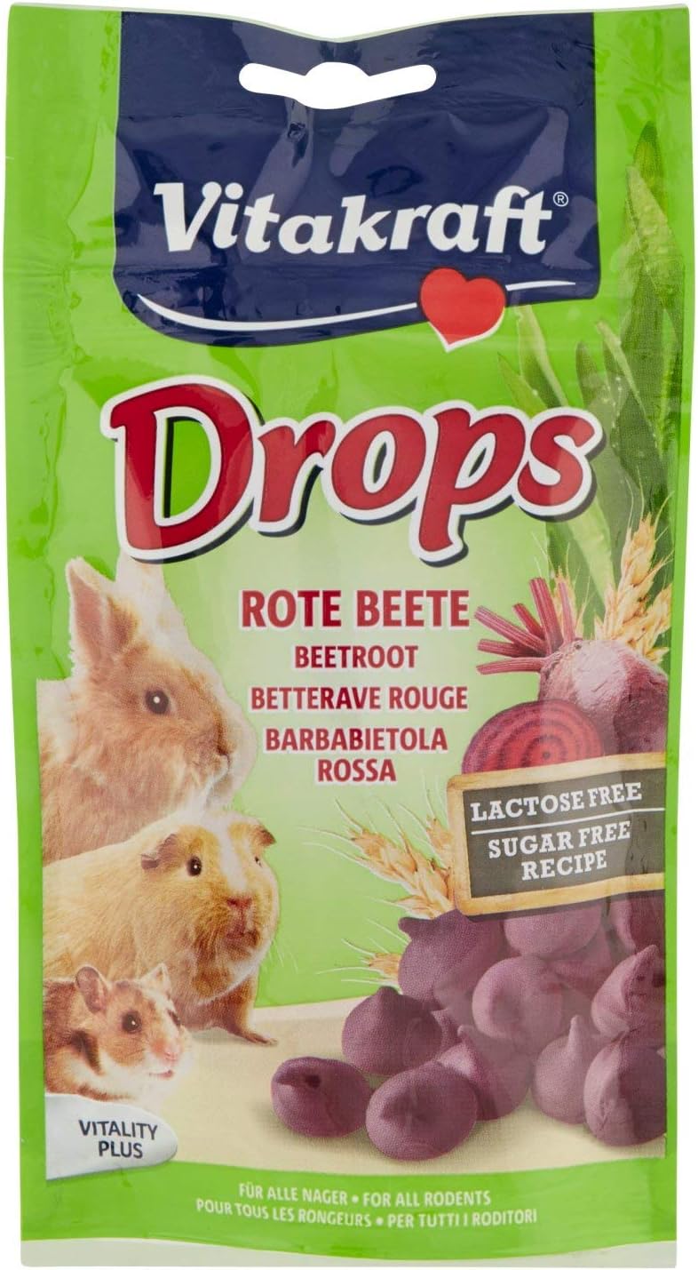 Vitakraft Beetroot Small Animal Drops 75g