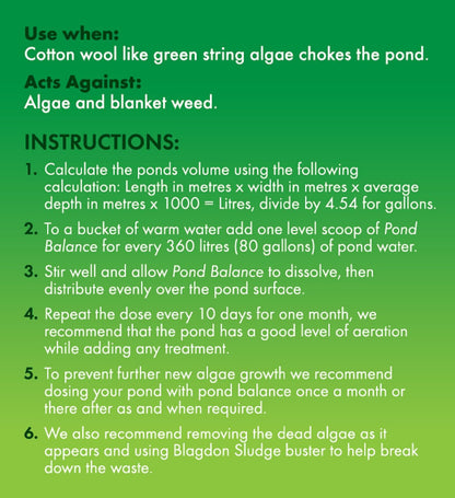 Blagdon Pond Balance 1000 Gallons