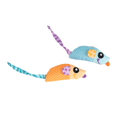 Catstages Catnip Chew Mice 2pck