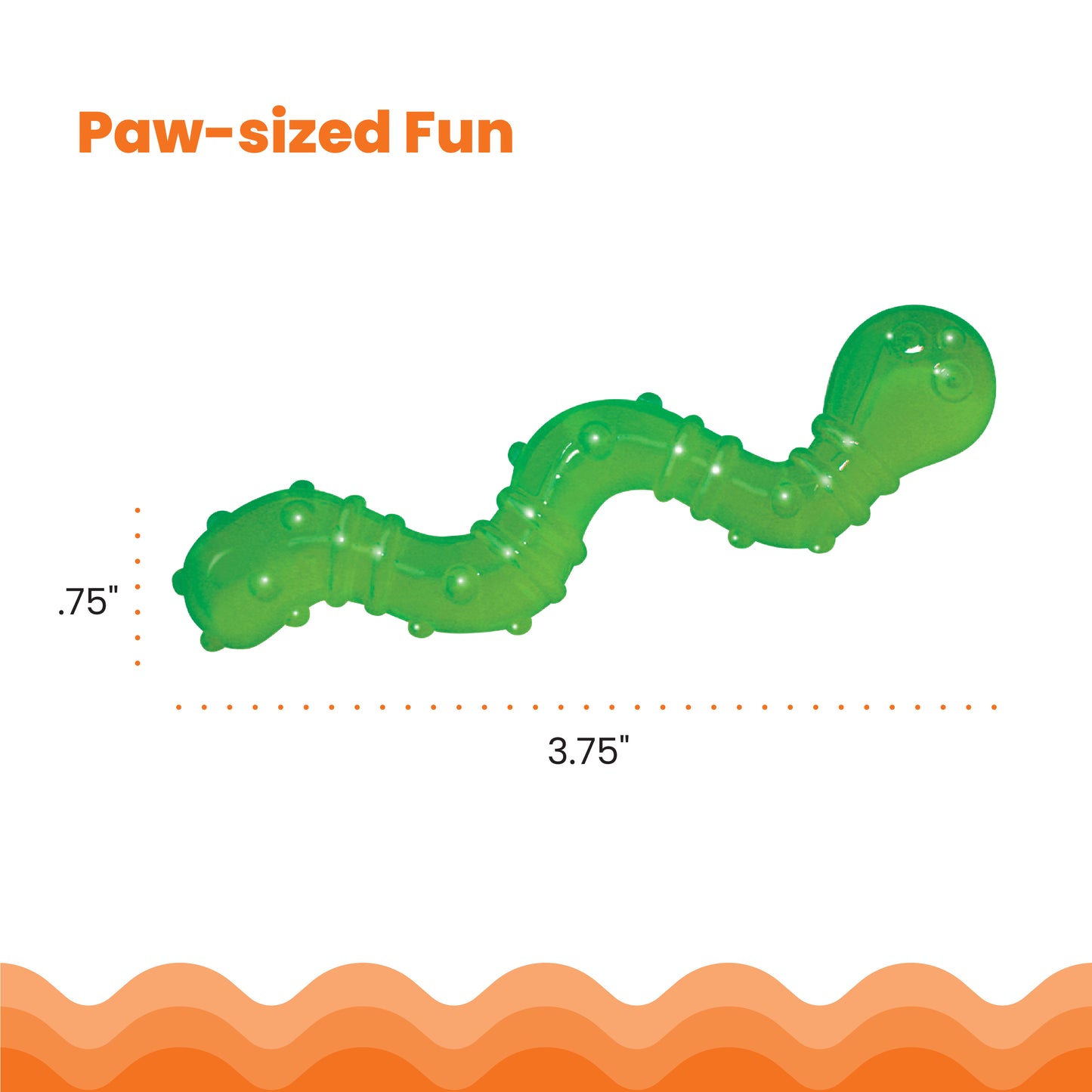 Catstages Catnip Wiggle Worm Infused With Catnip Oil