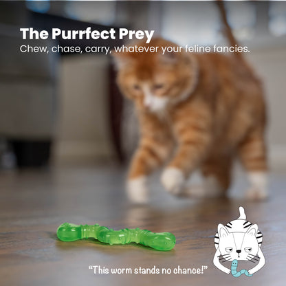 Catstages Catnip Wiggle Worm Infused With Catnip Oil