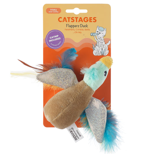 Catstages Catnip Flapperz Duck Cat Toy