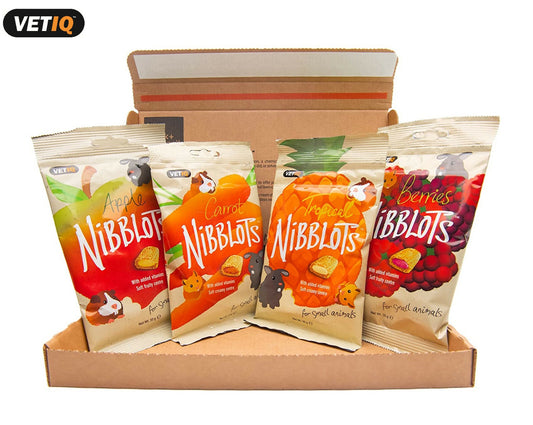 Vetiq Nibblots Variety Pack Small Animal Treats 4 x 30g