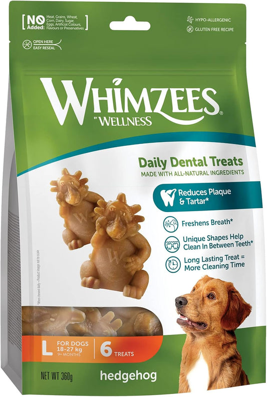Whimzees Large Hedgehog 6 Pack