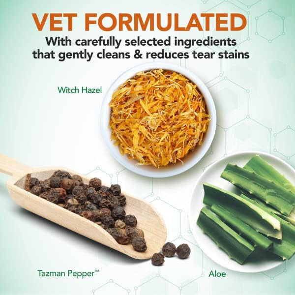 Vets Best Clean Eye Round Pads 100 Tub