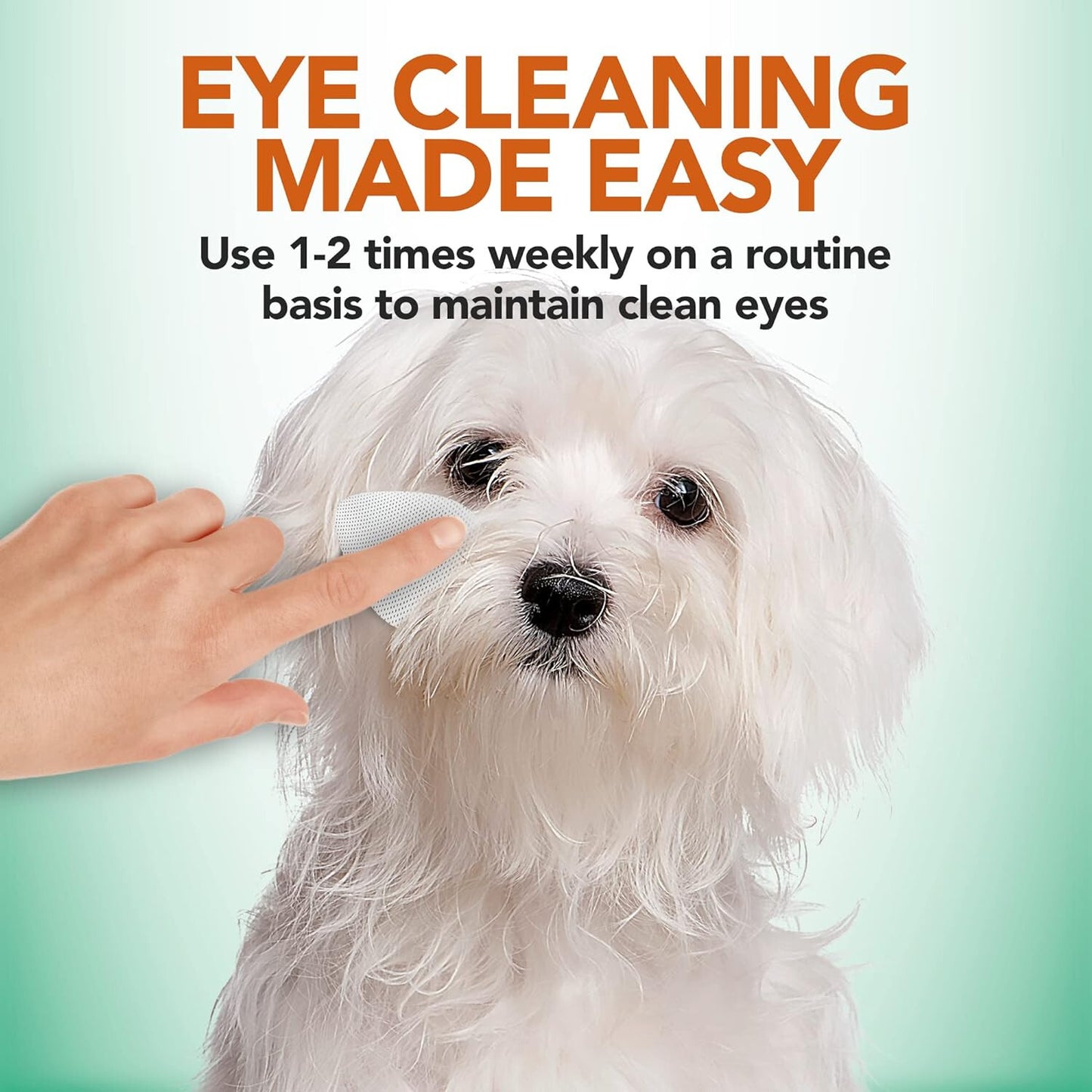 Vets Best Clean Eye Round Pads 100 Tub