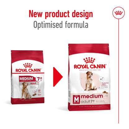 Royal Canin Medium Adult 7+ Dog Food 4kg