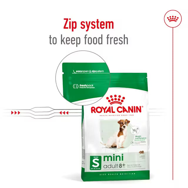 Royal Canin Mini Adult Senior Dog Food 8+ 8kg