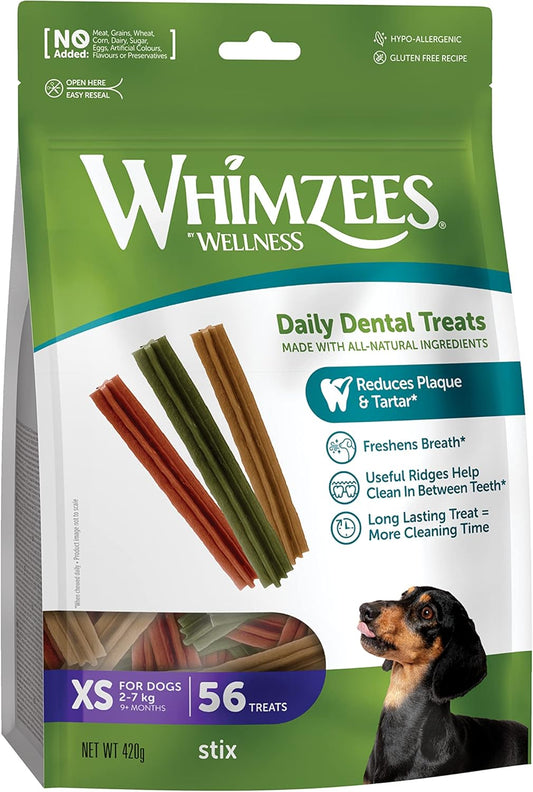 Whimzees Extra Small Stix 56 Pack