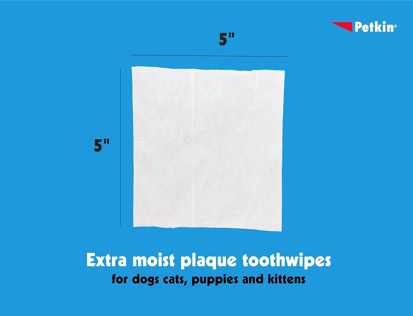 Petkin Dog Tooth Wipes Pack Of 40