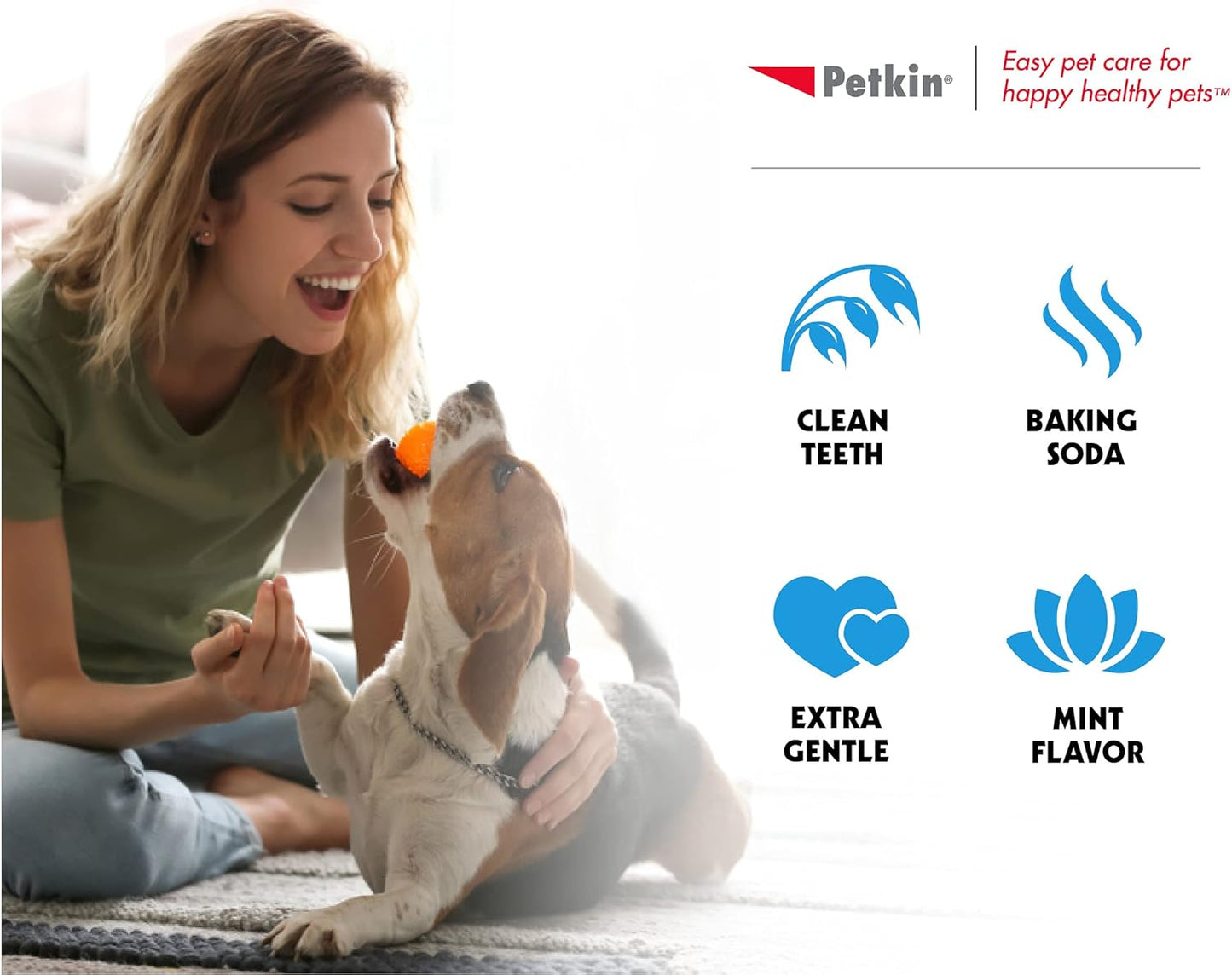 Petkin Dog Tooth Wipes Pack Of 40