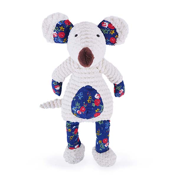 Rosewood Chubleez Maisie Mouse Soft Squeaky Dog Toy