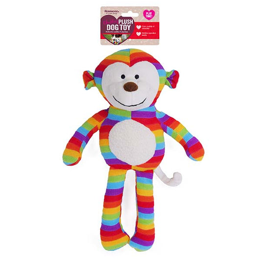 Chubleez Sonny Monkey Squeaky Dog Toy