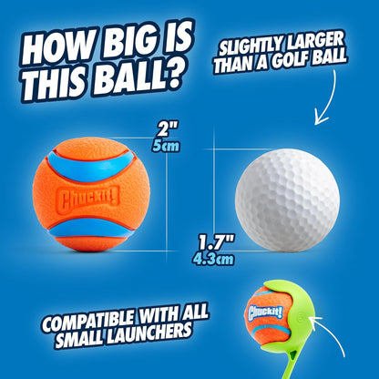 Chuckit! Ultra Ball Small 4.8cm 2 Pack