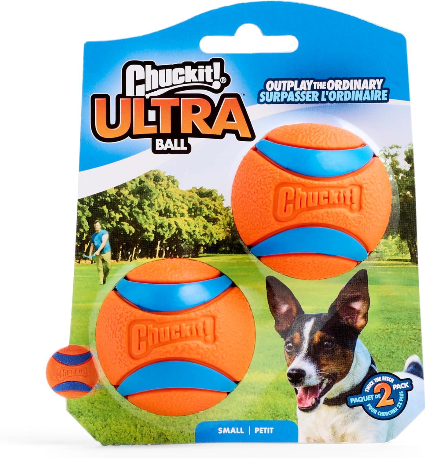 Chuckit! Ultra Ball Small 4.8cm 2 Pack