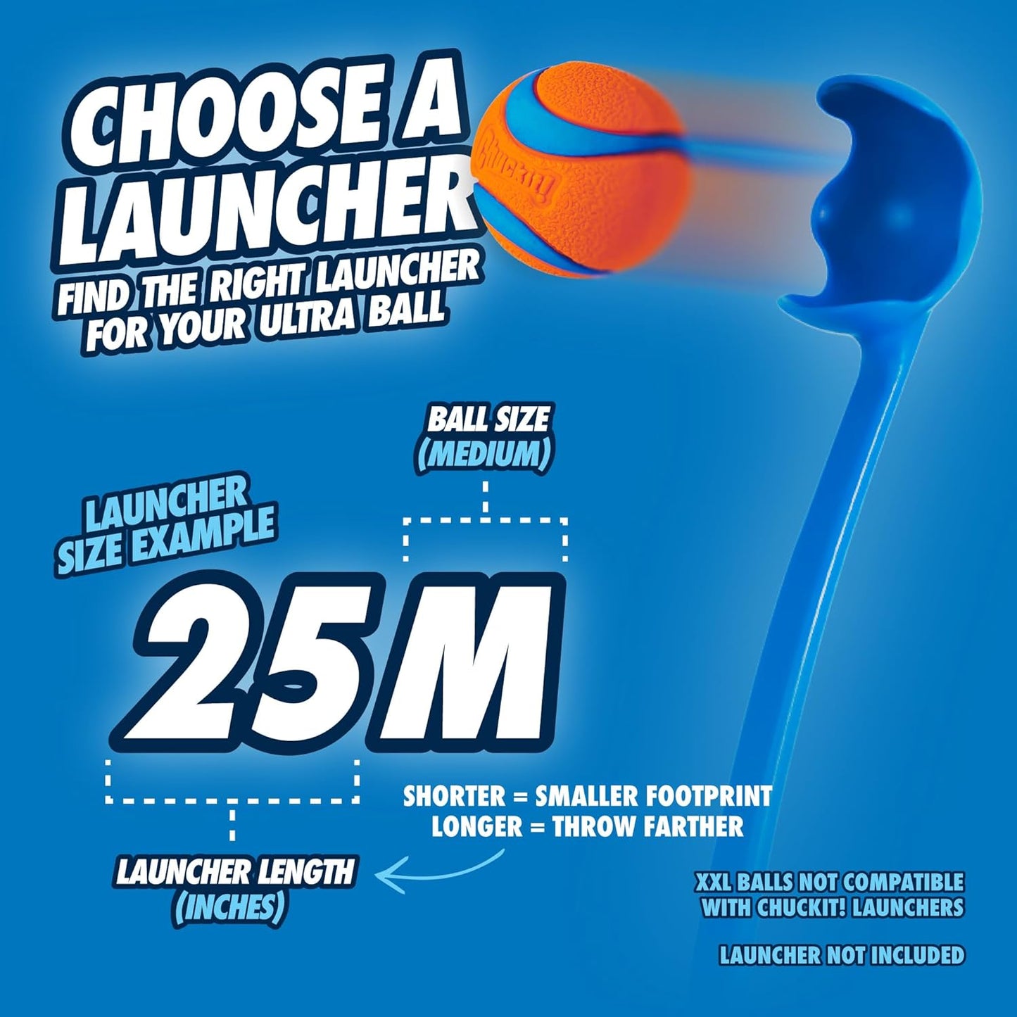 Chuckit! Ultra Ball 2 Pack Medium 6.5cm